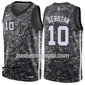 Canotte Bambino San Antonio Spurs DeMar DeRozan 10 Nike City Edition Nero Swingman